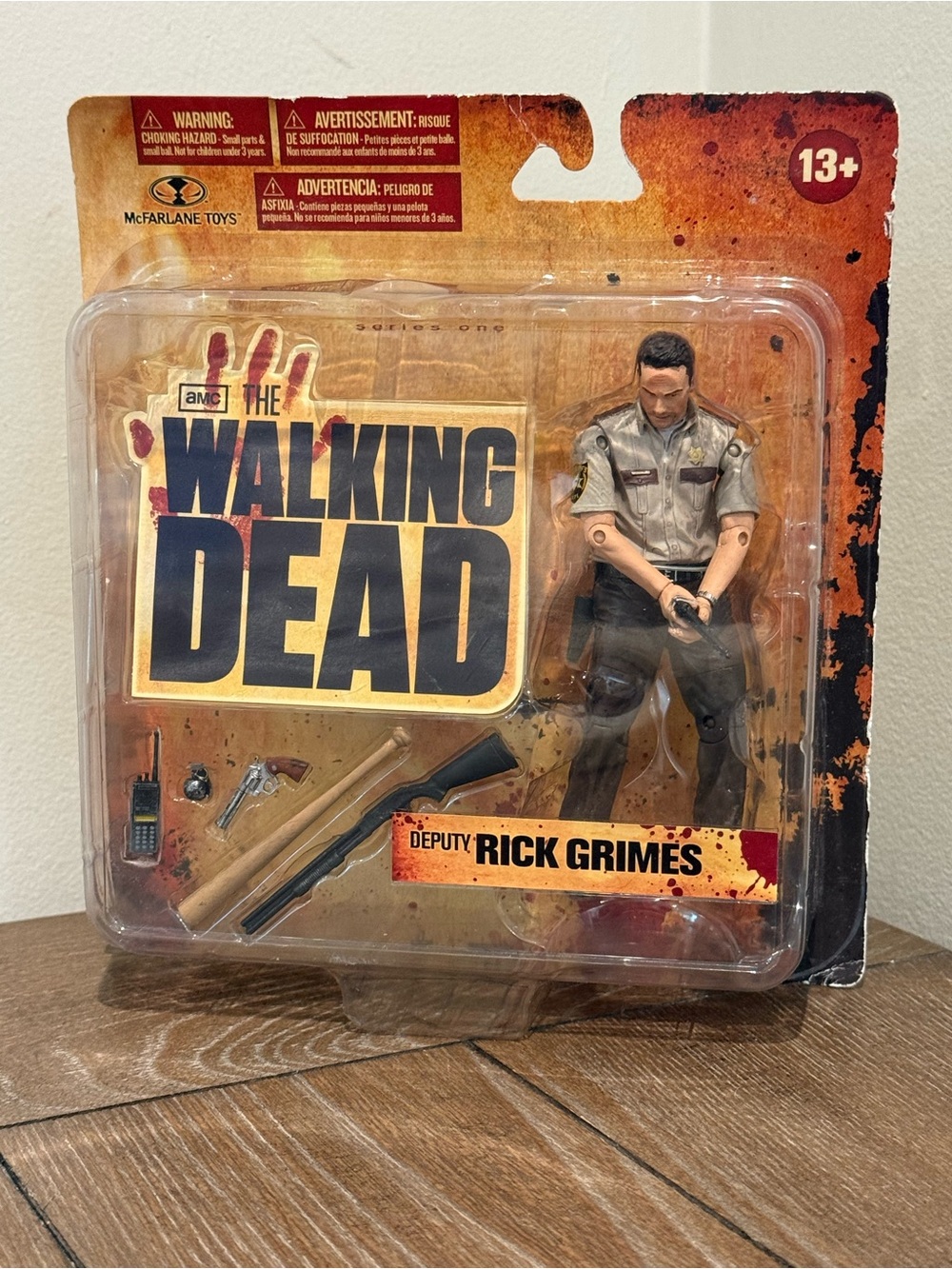 McFarlane AMC TV The Walking Dead Series 1 Deputy Rick Grimes Action Figure ~New